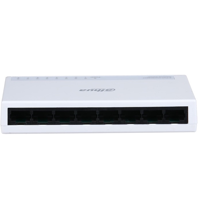 Thiết bị mạng Switch Ethernet Dahua DH-PFS3008-8ET-L (8-Port Desktop Fast) - Hàng chính hãng