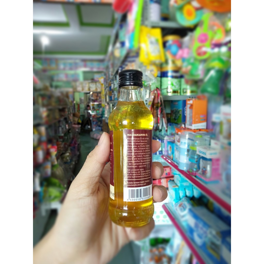 Dầu Macca Kunella Feinkost Cho Bé 100ml Đức