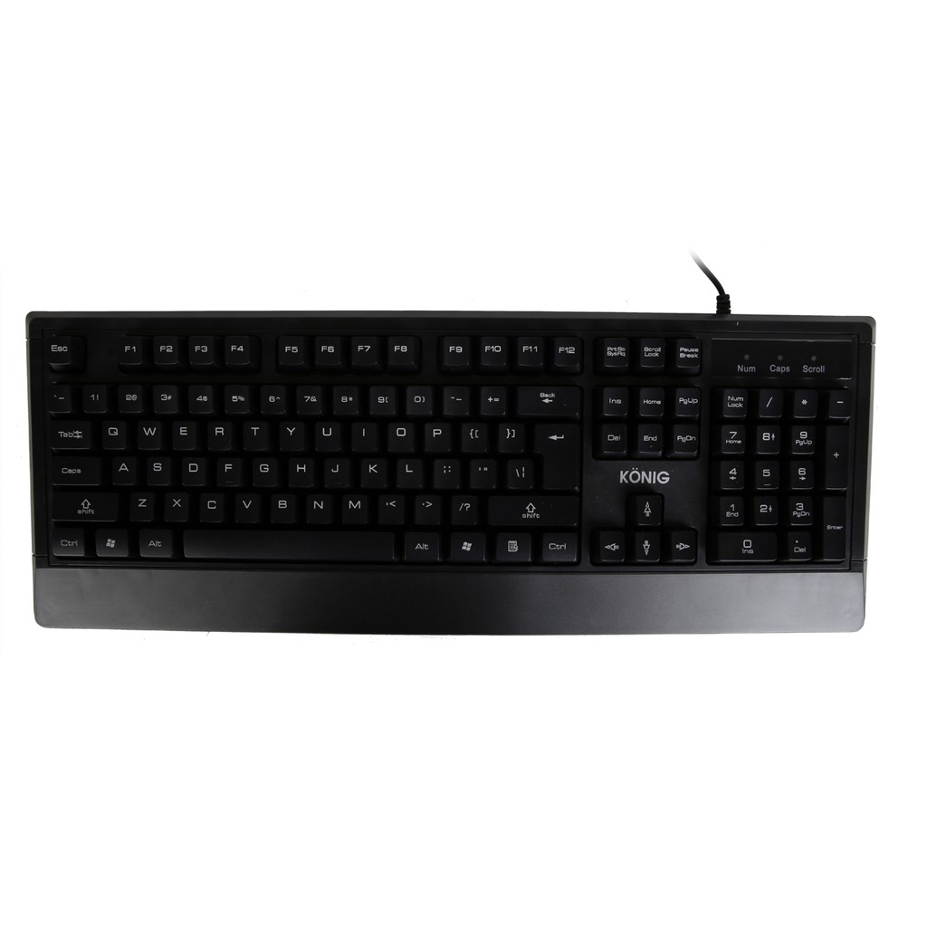 Bàn Phím và Chuột Có Dây Gaming Konig KB518 Chống Nước