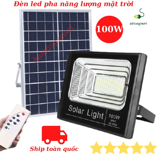 [SIÊU PHẨM] Đèn pha LED, Đèn pha, Đèn Led pha, Đèn pha năng lượng mặt trời 100W/60W/45W, Đèn bằng nhôm