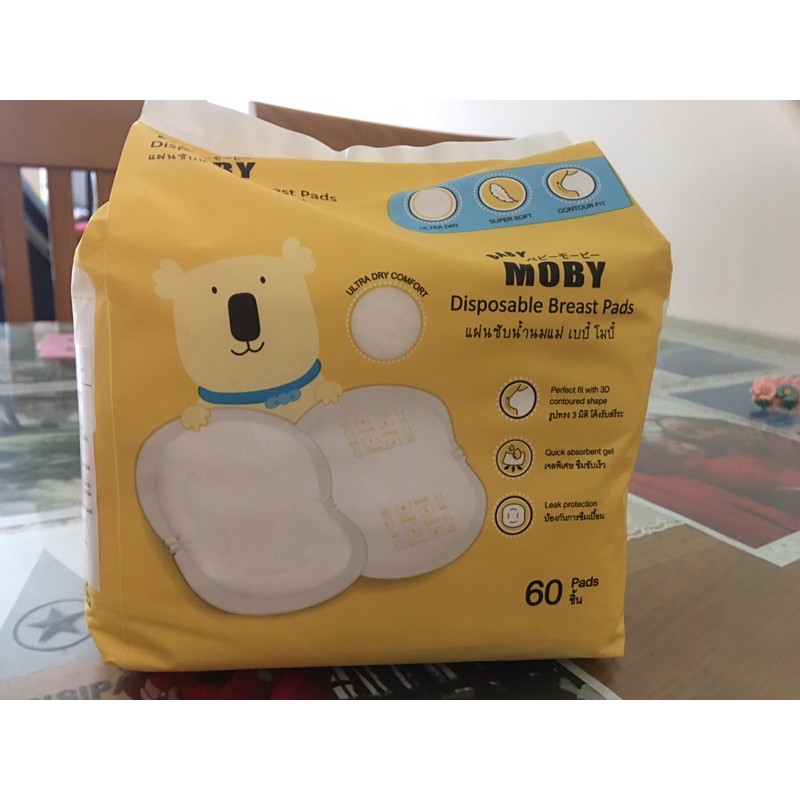 Bông thấm sữa thái lan Moby giá sale