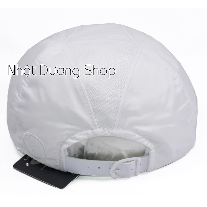 Nón kết dù TS lưới ở giữa - Trắng chất liệu vải dù cao cấp kết hợp lưới xịn, thích hợp cho mấy ace dân chơi nón nha