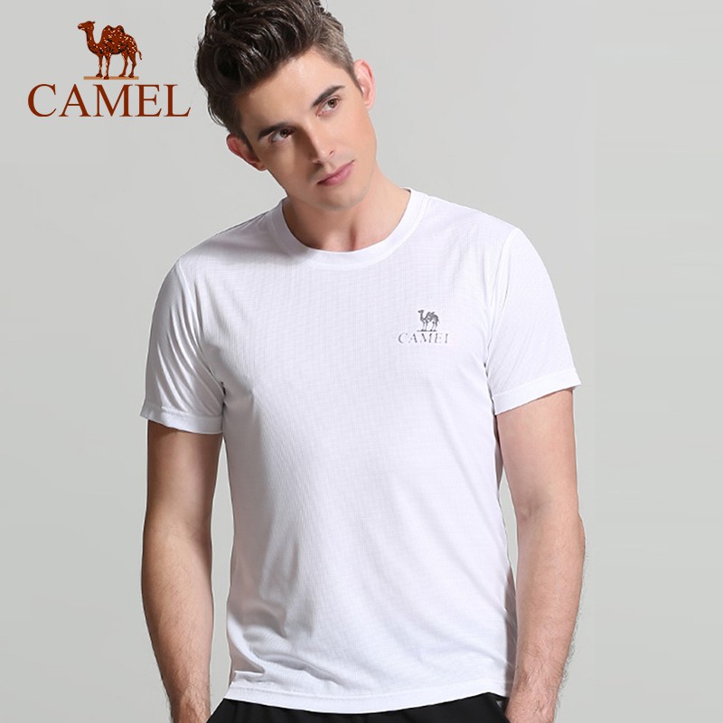 CAMEL Áo thun tay ngắn khô nhanh phong cách thể thao