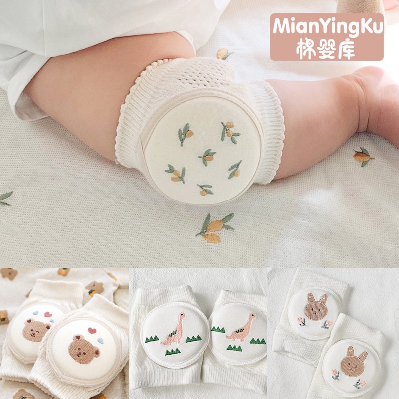 Tất bảo vệ đầu gối cho bé tập bò phong cách Hàn Quốc