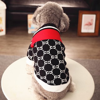 ÁO LEN GUCCI ĐEN DÀNH CHO CHÓ MÈO