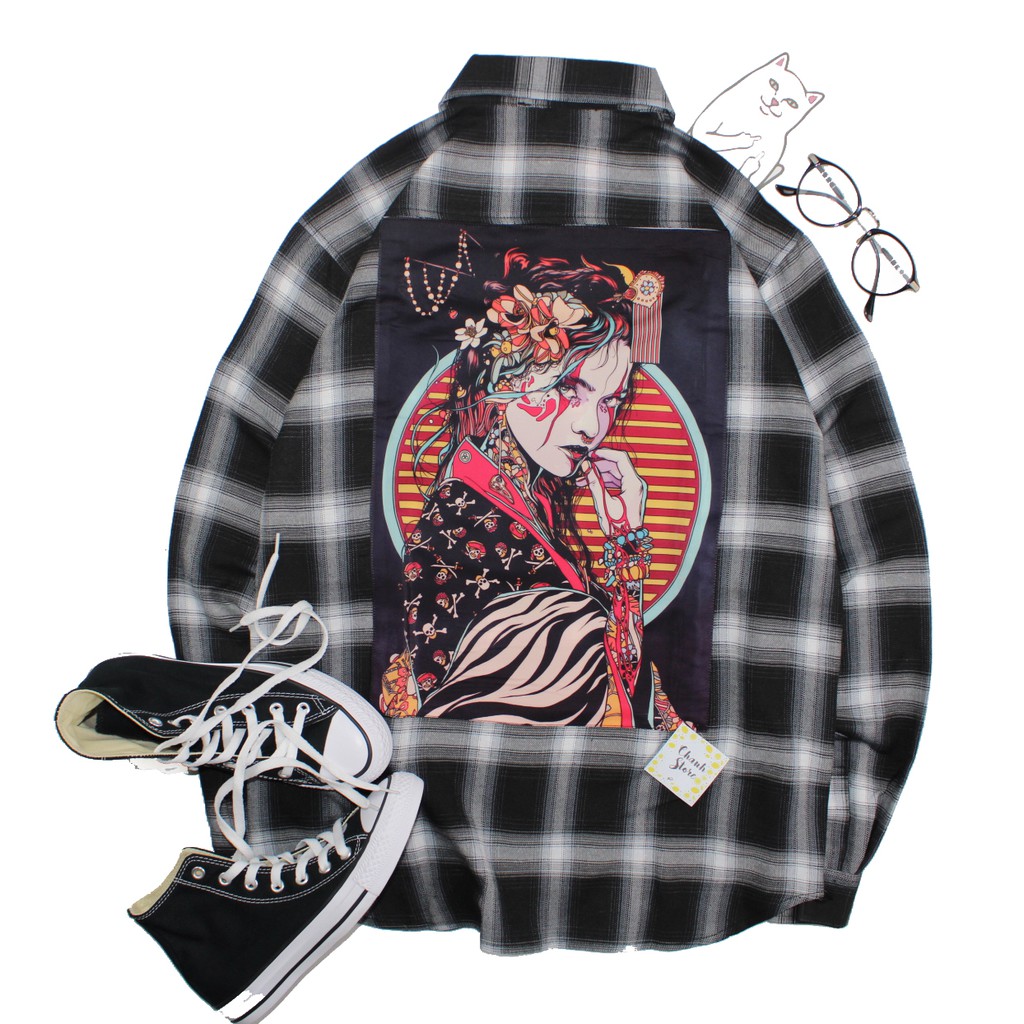 Áo sơ mi - Flannel geisha | BigBuy360 - bigbuy360.vn
