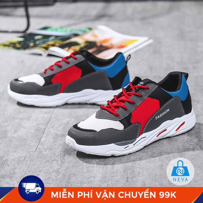 ⚡️GIÀY NAM HOT ⚡️ Giày Sneaker Nam Mix Màu Cá Tính NEVA2562