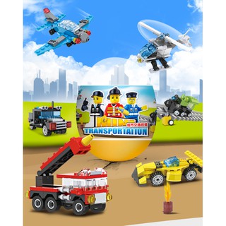 Combo 6 trứng chứa mô hình lắp ghép a007