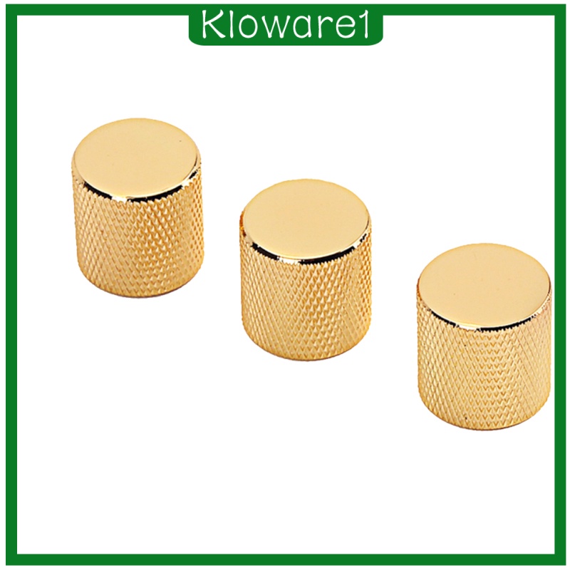 [KLOWARE1]Metal Volume Tone Dome Tone Guitar Speed Control Knobs for Guitar Jazz Bass