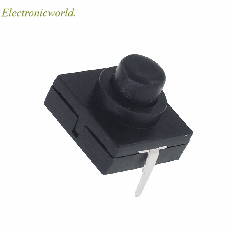 10 Công tắc đèn pin siêu mỏng 12x12 X 9.4mm 2 chấu tự khóa