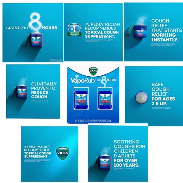 Dầu bôi ấm ngực Vicks VapoRub, hũ 100g của Mỹ - HÀNG CHÍNH HÃNG