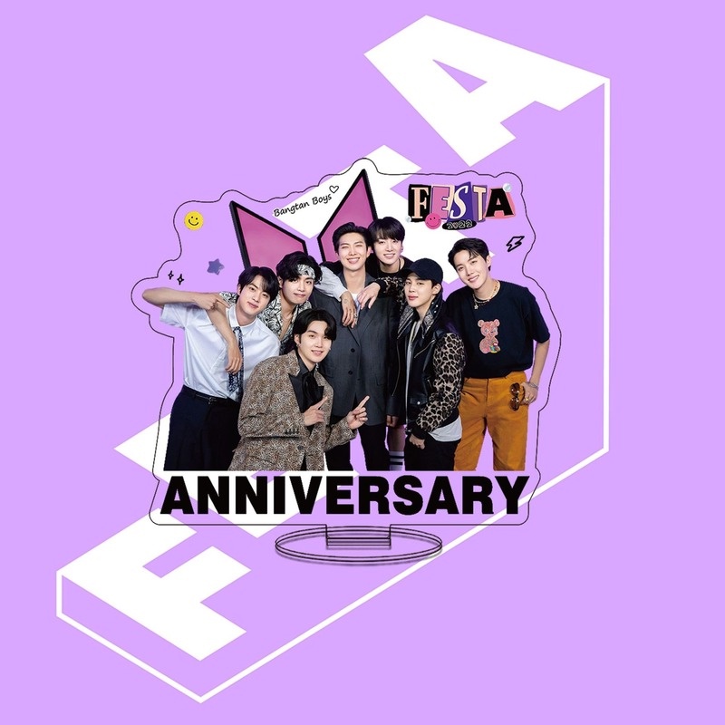 BTS Proof & 2022FESTA 9th Anniversary Action Figurines Standee Desk Stand