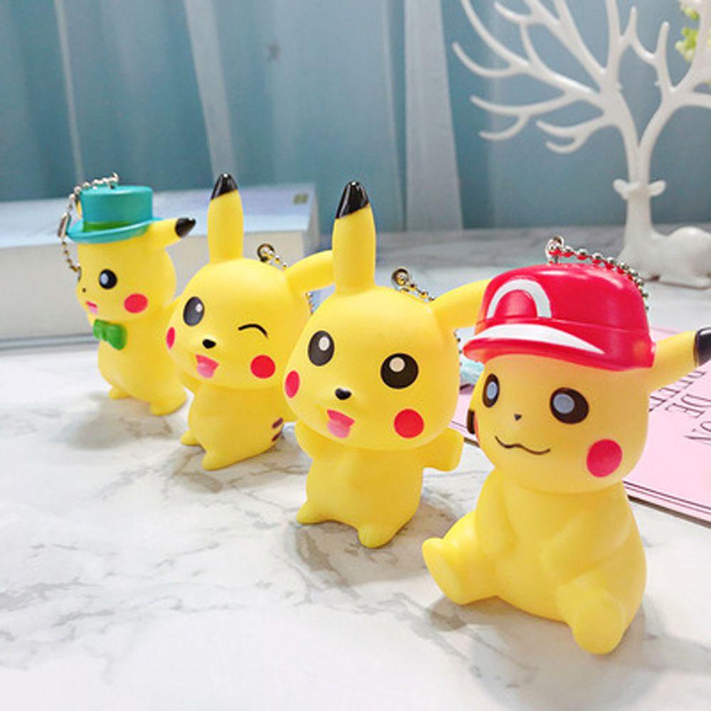 Móc Khóa Hình Pikachu Hoạt Hình Dễ Thương