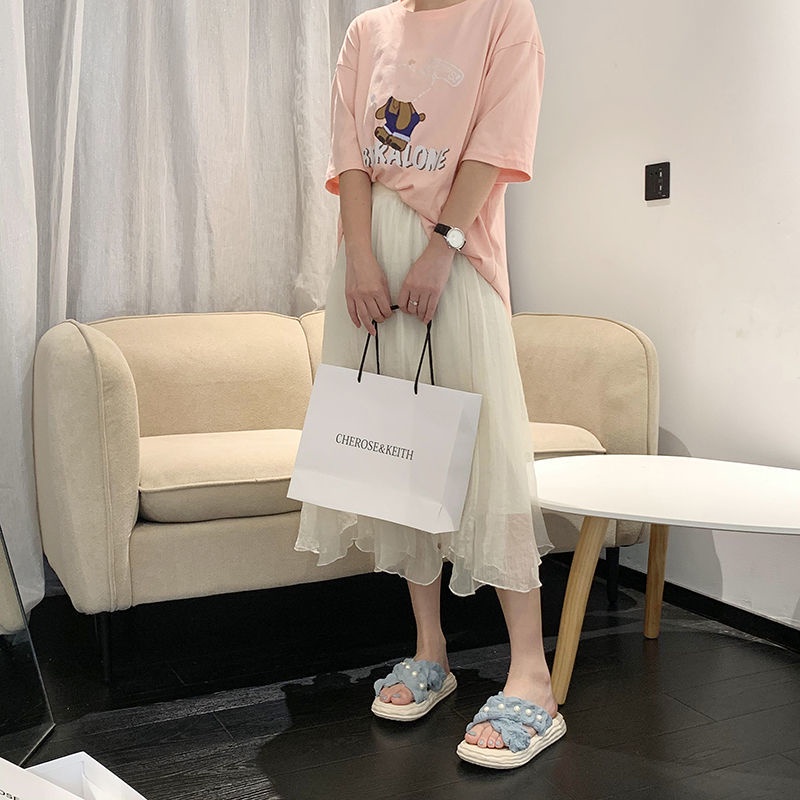 Dép Sandal Đế Cao Phong Cách Đường Phố Thời Trang Cho Nữ