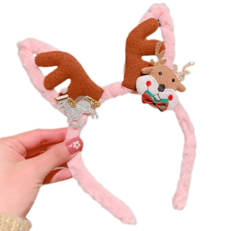 Flgo Băng Đô Giáng Sinh Hình Người Tuyết Tuần Lộc Hoạt Hình