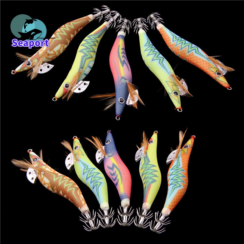 Mồi Câu Cá Giả Kích Thước 2.5M Chất Lượng Cao# Mồi Câu Cá Giả Hình Tôm Bằng Gỗ Phát Sáng Kiểu Nhật Bản