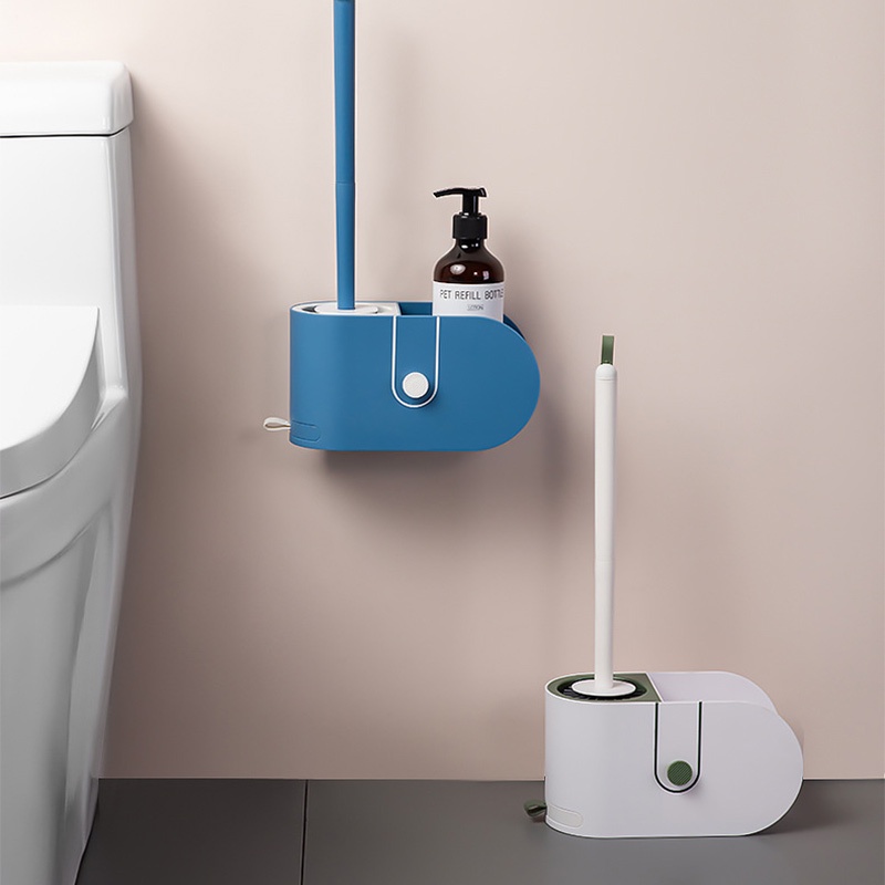 Bàn Chải Vệ Sinh Toilet Bằng Silicone Tiện Dụng