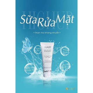 Sữa Rửa Mặt Than Tre NARI Cao Cấp