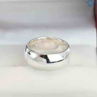 Nhẫn bạc nam tròn trơn cá tính, nhẫn nam bạc nguyên chất NNA0106 - Trang Sức Bạc