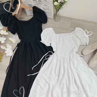 Váy maxi khoét eo sát nách hàng thiết kế 2 lớp