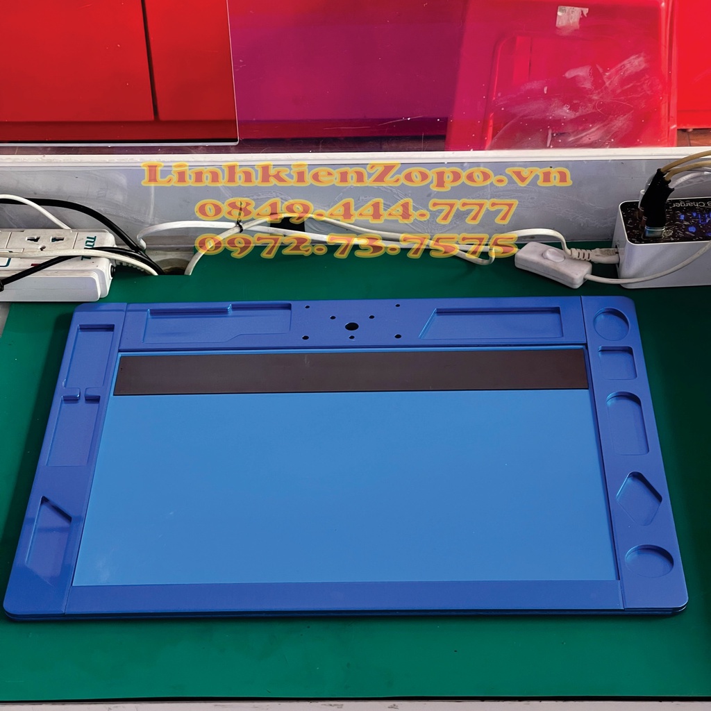 Chân Đế Kính Hiển Vi Nhôm Nguyên Khối 43cm x 34cm