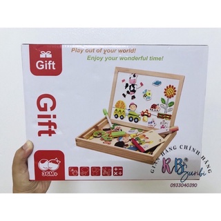 (Sài Gòn) Bảng ghép hình nam châm cho bé
