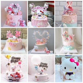 Mua Set 3 hello kitty trang trí bánh