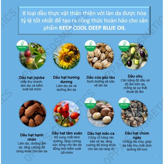 Dầu dưỡng da KEEP COOL Ocean Deep Blue Oil 25ml