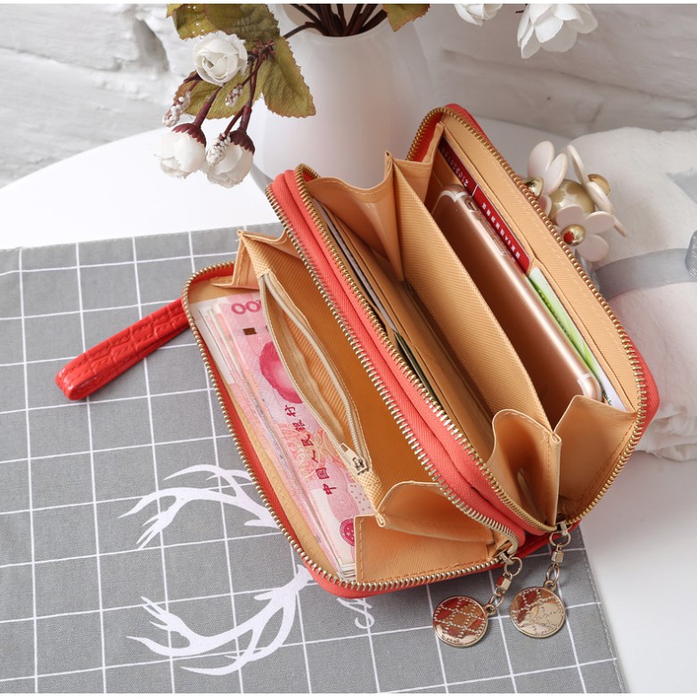 Ví bóp nữ dài cầm tay thời trang veluci