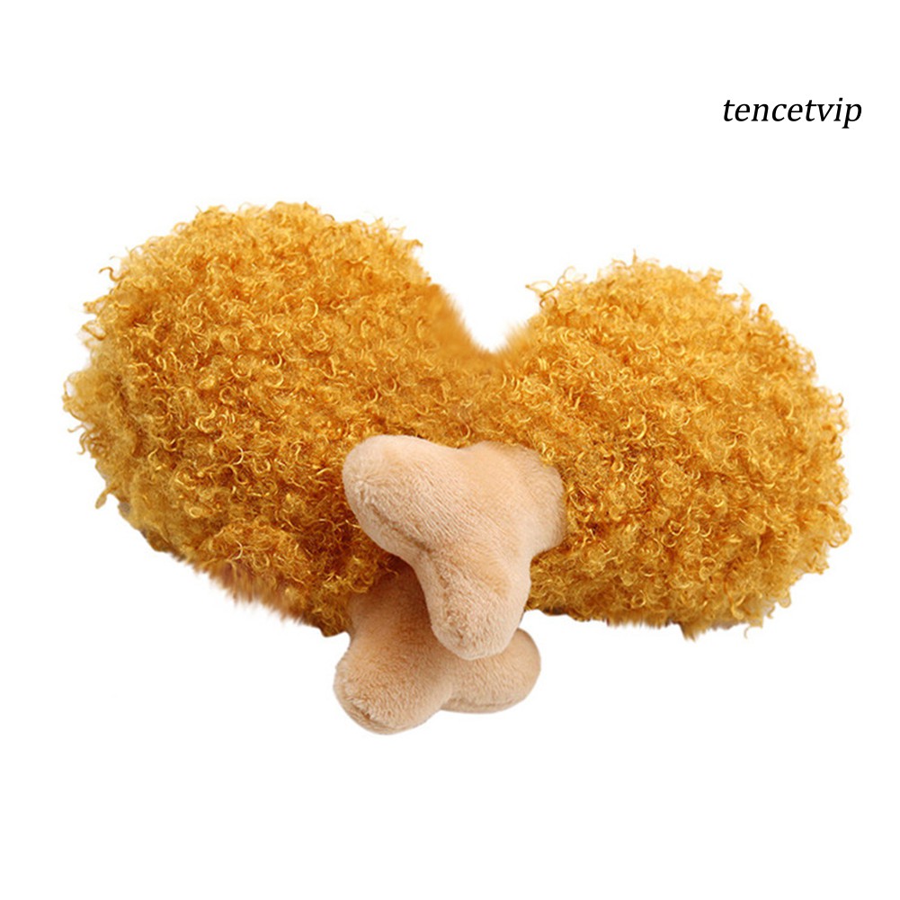 Đồ chơi nhồi bông hình đồ ăn nhanh đáng yêu dành cho thú cưng