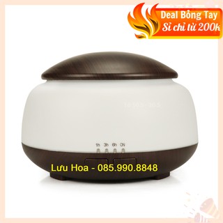 <TẶNG TINH DẦU> Máy khuếch tán tinh dầu cao cấp NẤM BẦU dung tích 300ml, thiết kế đẹp lãng mạn + Tặng td trị giá 30k .