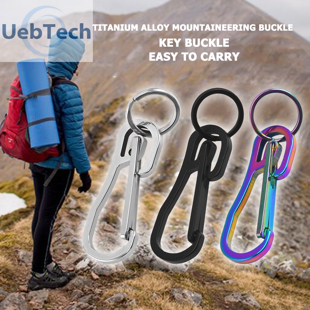 Móc chìa khóa bằng thép không gỉ chất lượng cao tùy chọn màu sắc