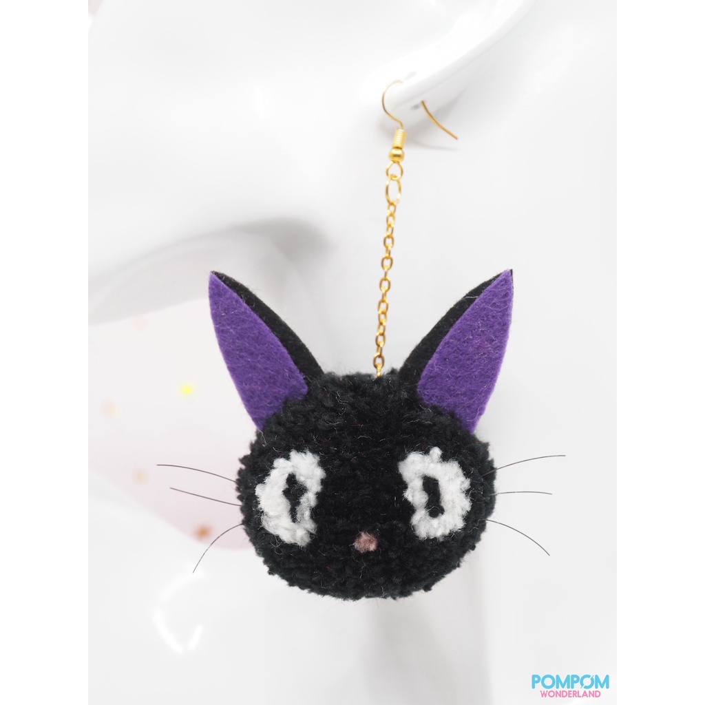 Bông Tai Handmade Totoro - Vô Diện - Susuwatari - Mèo Jiji - Pompom - Ghibli