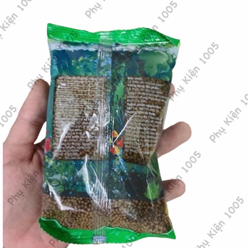 Thức Ăn Cá ShangHai 100g - Hạt Nhỏ - Hạt Vừa