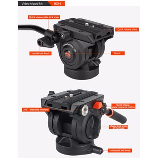 CHÂN MÁY QUAY COMAN DX16 + QUÀ TẶNG