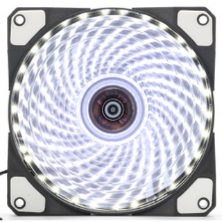 Fan led 36 bóng mod case 12cm màu trắng
