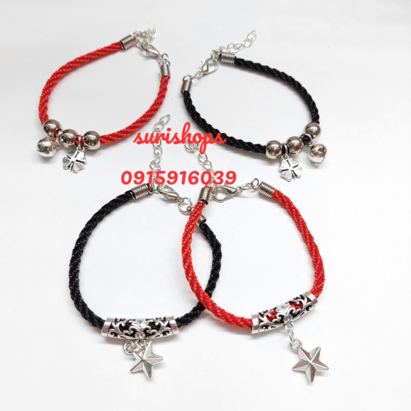 Vòng tay may mắn chuông có mix charm