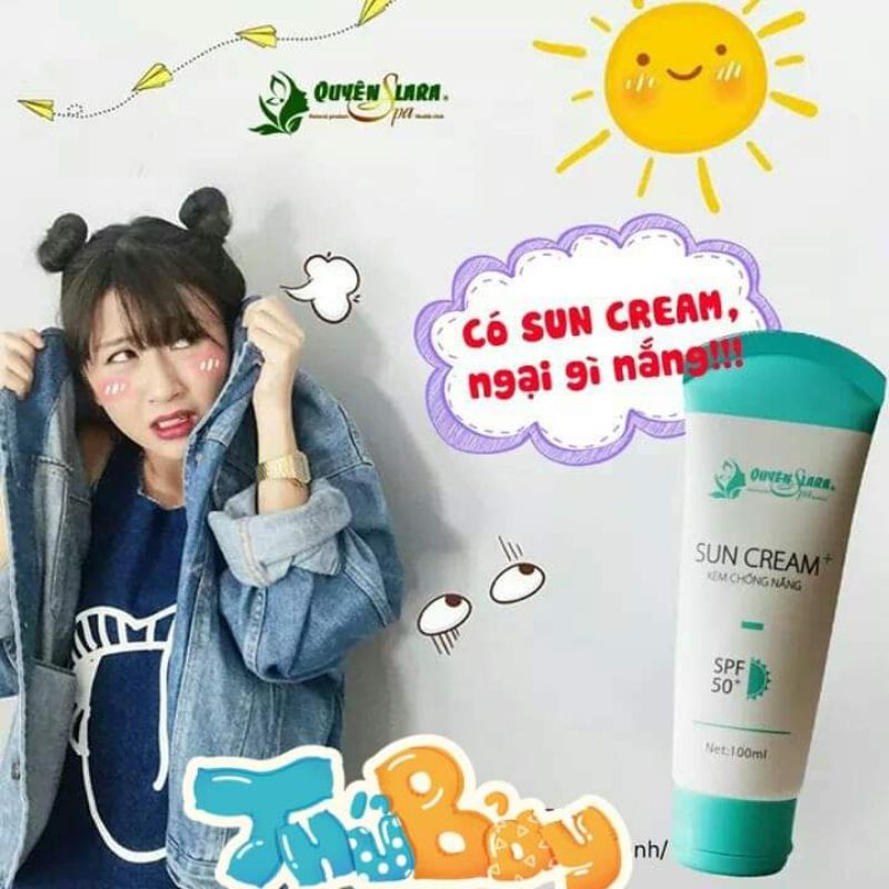 Kem chống nắng sun cream Quyên lara 100ml