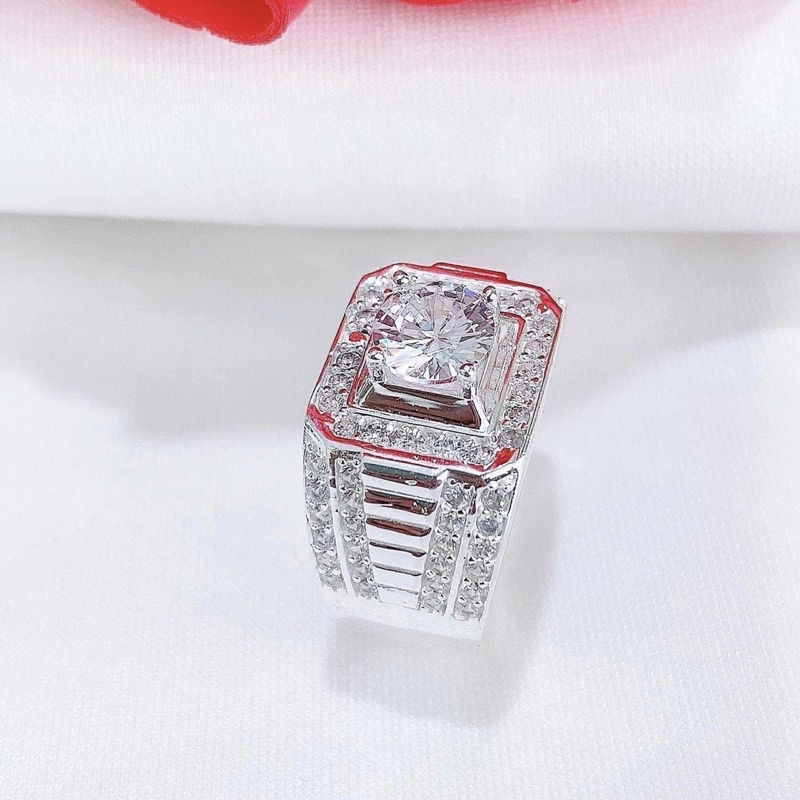 Nhẫn nam dày dặn , mẫu hot , giá sập sàn - Vàng bạc Khải Khải