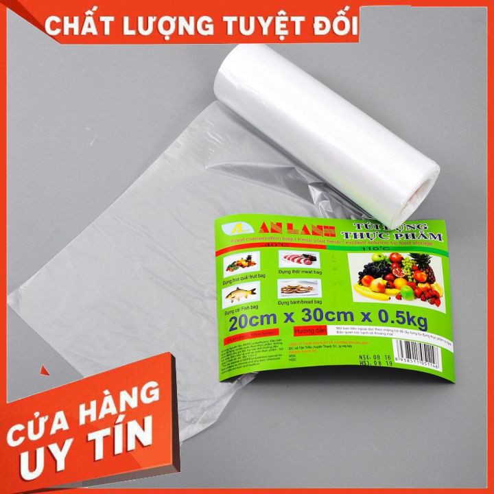 [Đủ Kích Thước] Túi Đựng Thực Phẩm Sinh Học Tự Phân Hủy An Lành 17x25cm, 20x 30cm, 25x 35cm, 30x 45cm Tiện Lợi Sạch Sẽ