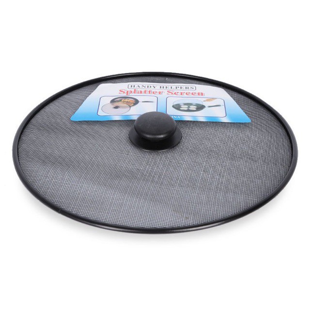 Nắp đậy chảo lưới không bắn 2 loại núm và tay cầm 28cm
