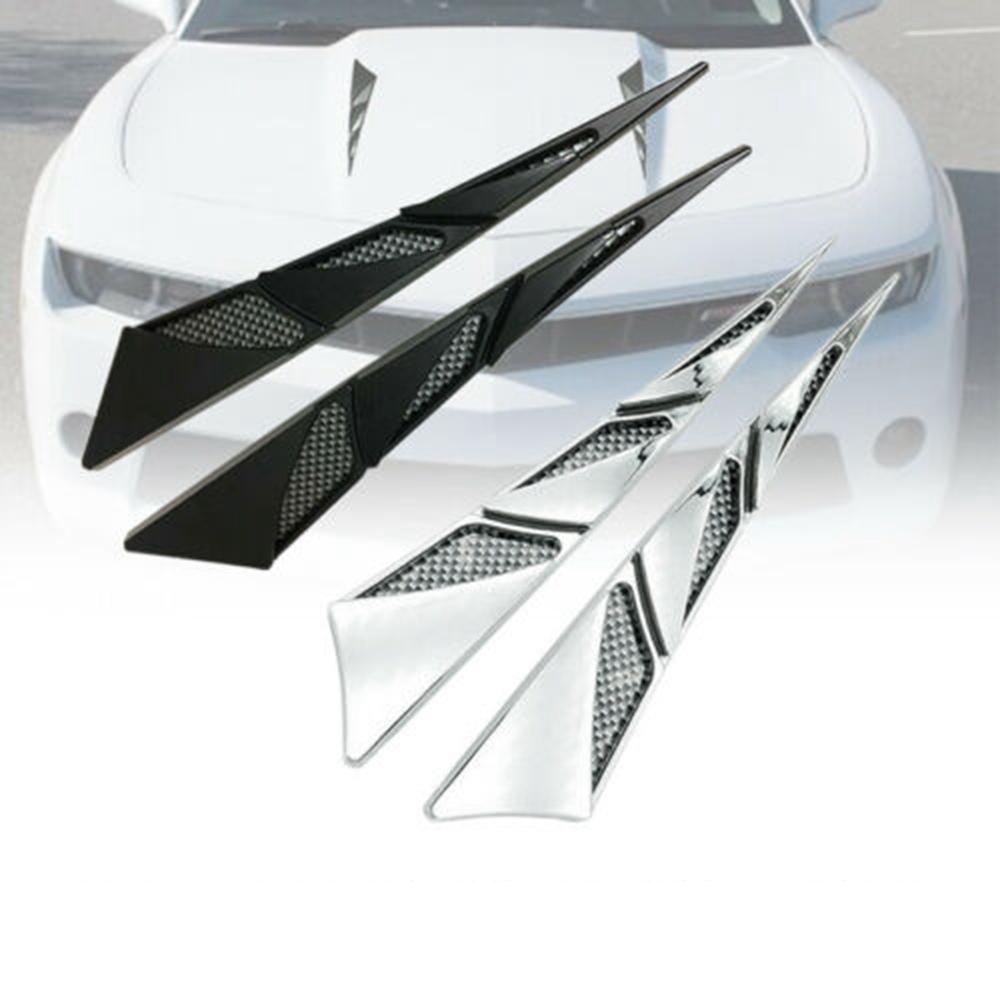 1 Cặp Sticker Dán Nắp Capo Xe Hơi Màu Đen|Phụ Kiện Đầu Lọc Không Khí Chuyên Dụng Cho Xe Hơi