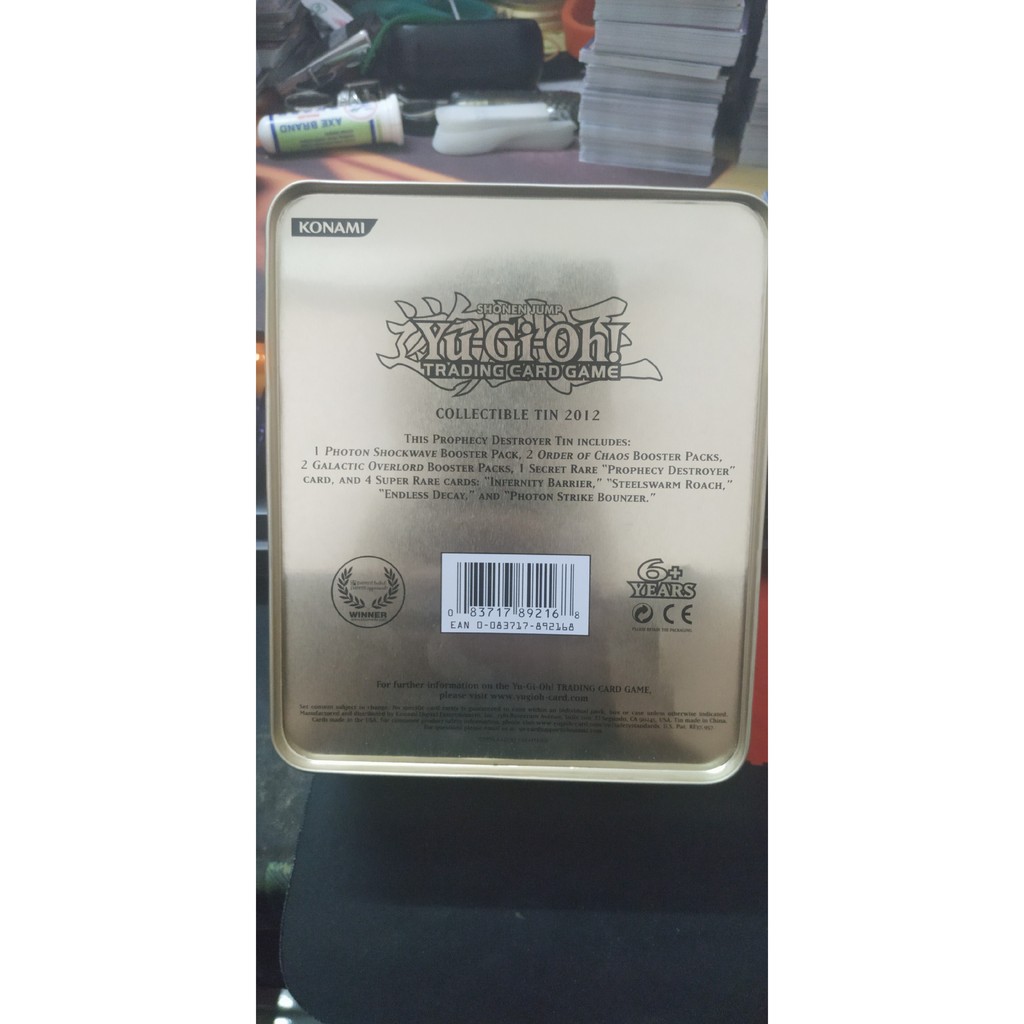 Hộp Tin rỗng, dùng để đựng thẻ bài Collectible Tin 2012