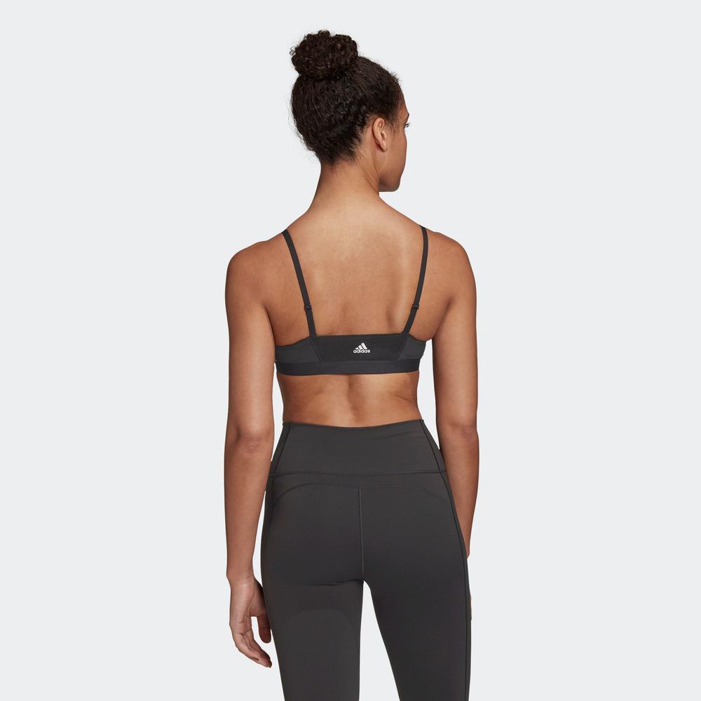 [Mã WABRDAS68 giảm 10% tối 150k đơn từ 1 triệu] Áo Ngực Thể Thao adidas TRAINING Nữ All Me 3-Stripes Bra Màu đen FJ7281
