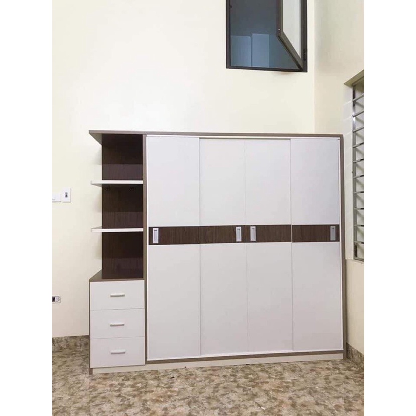 Tủ quần áo nhựa Đài Loan 5 cánh lùa – Nội thất Thành Công