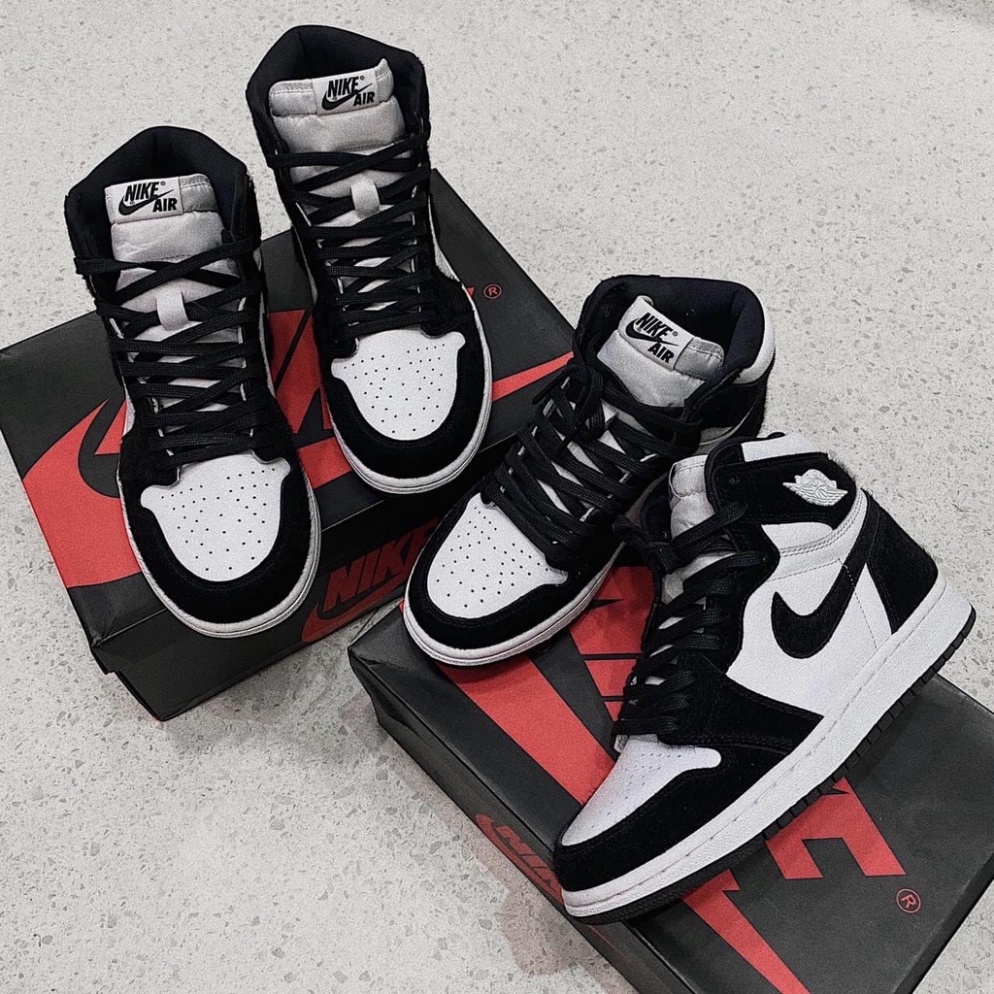 Giày thể thao nam nữ cao cấp full bill box - Giày Sneaker Jordan AF1 cổ cao màu đen trắng, xám, phối đồ cực chất M12 | BigBuy360 - bigbuy360.vn