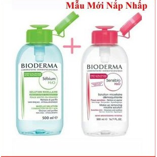 (MẪU MỚI - NẮP NHẤN) Nước Tẩy Trang Bioderma H2O Bản Giới Hạn Nắp Nhấn