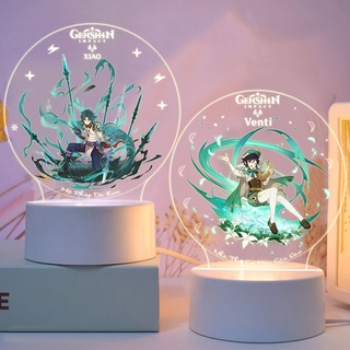 Đèn led in hình thegioipuzzle genshin impact họa tiết anime ganyu - ảnh sản phẩm 7