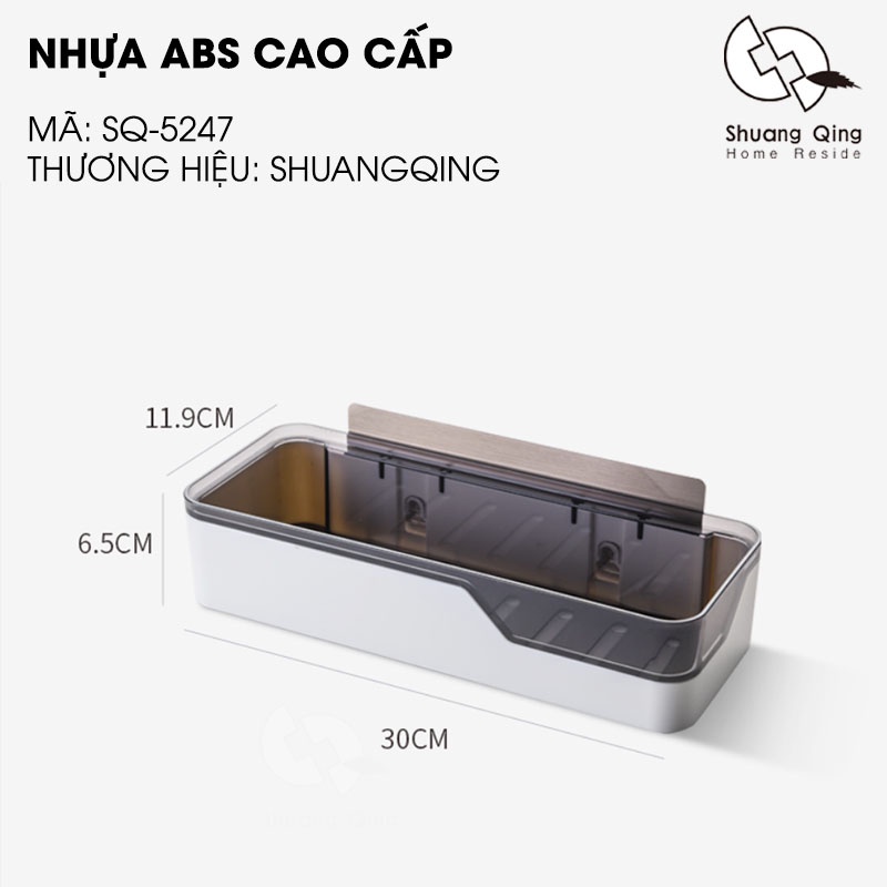 Kệ Đa Năng Dán Tường SHUANGQING Nhựa ABS Cao Cấp SQ5247