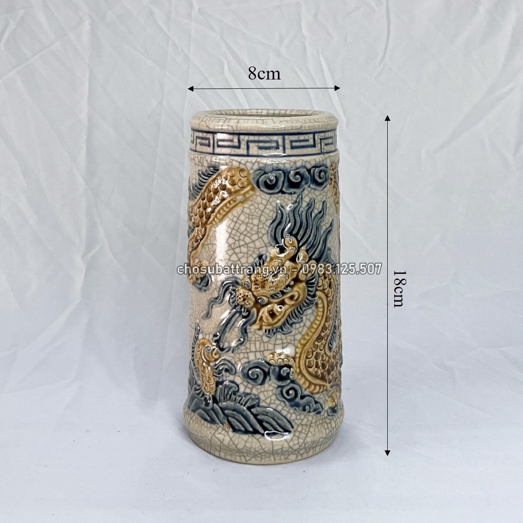 - Ống hương rạn nổi rồng hút lộc